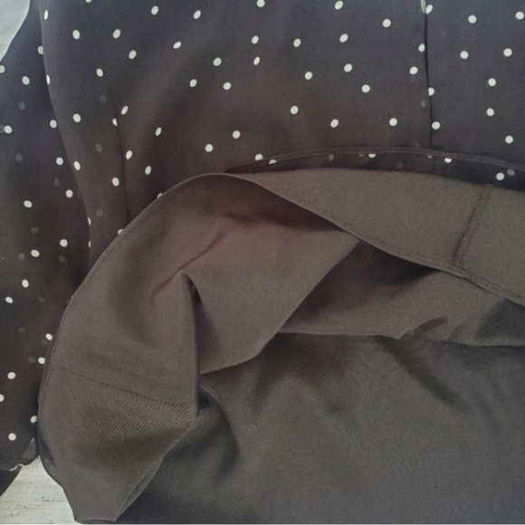 Majorelle polka dot chiffon blouse - Picture 7 of 7